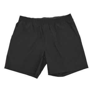 Rhone Athletic Shorts Mens XL Black Good 7 Inch Inseam 100116 Activewear